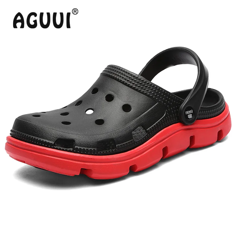 Мужские сандалии без задника пляжные шлепанцы для улицы летняя обувь размеры 39