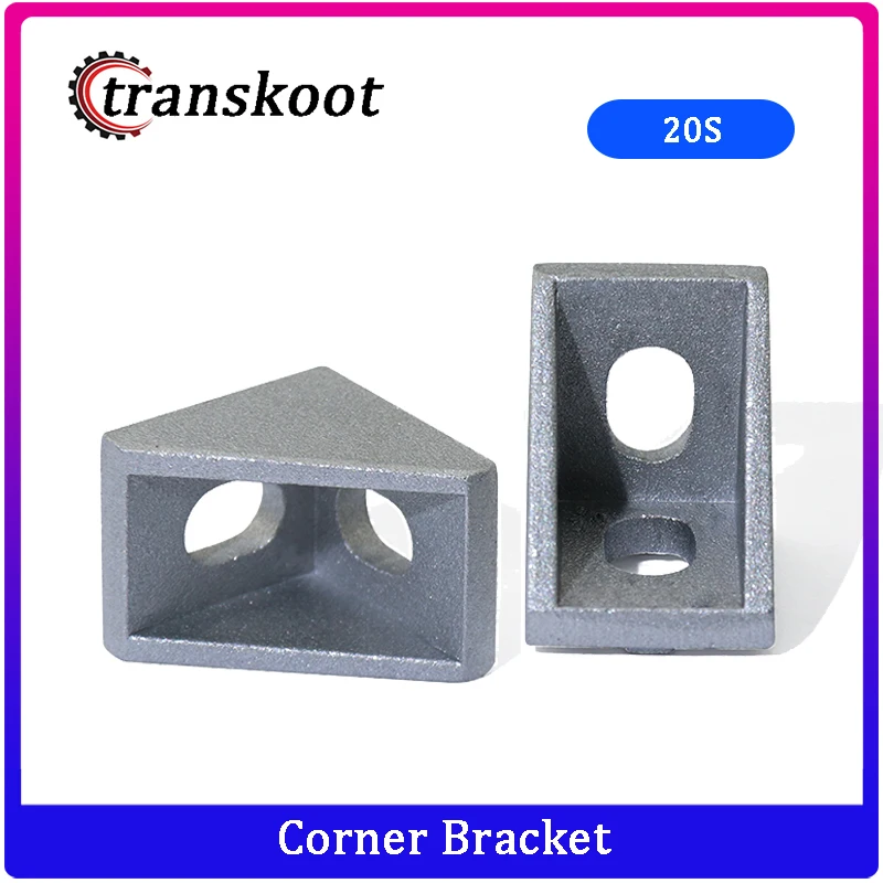 50 шт. 2020, угловой угол Slot6, L кронштейн-соединитель, крепежный разъем, алюминиевый профиль, аксессуары