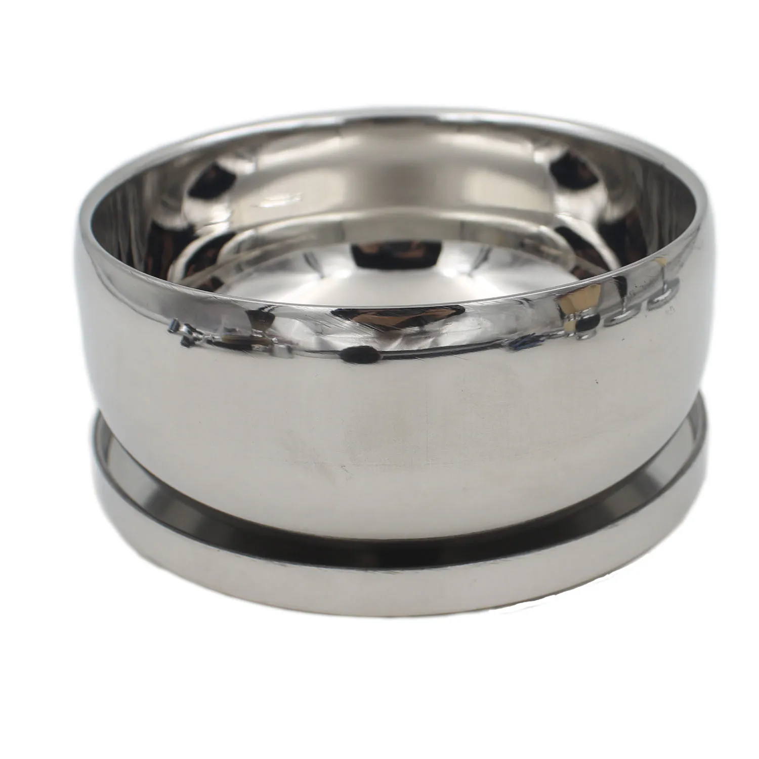 Двойная подставка для бритвы с лезвием из нержавеющей стали классической чаши