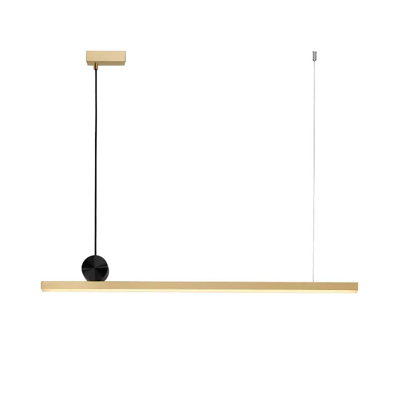 

Nordic Gold Strip Led Pendant Lights Dining Room Decor Led Pendant Chandeliers Lighting Bar Loft Hanging Lamp Foyer Luminaire