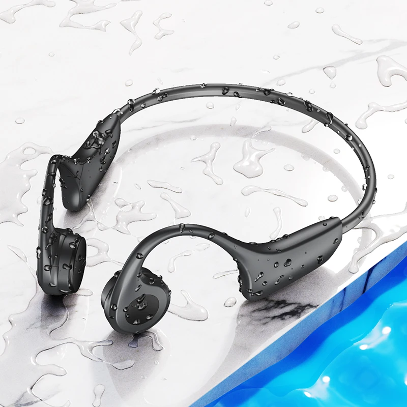 

Bone Conduction Headphones Wireless Earphone Waterpoof Sport Headset with Mic for Mobile Phone Bluetooth-compatible Earphones