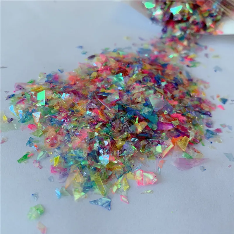 

20 г/упак. нерегулярная оболочка Бумага пайетками вечерние на свадьбу и день рождения для художественного оформления ногтей, ручная работа ...