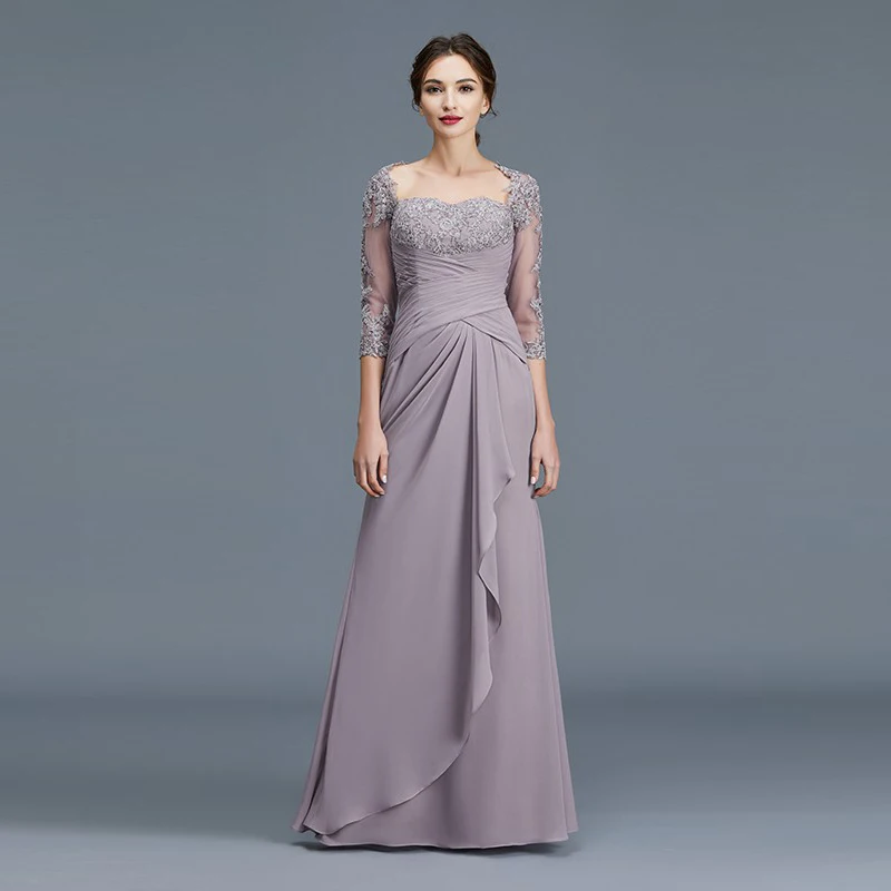 Новинка великолепные трапециевидные кружевные платья для матери невесты с