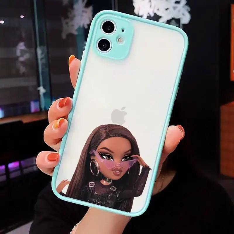 

Doll Bratz Phone Case Matte Transparent For iPhone 12 Mini 11 Pro XR XS Max 7 8 Plus
