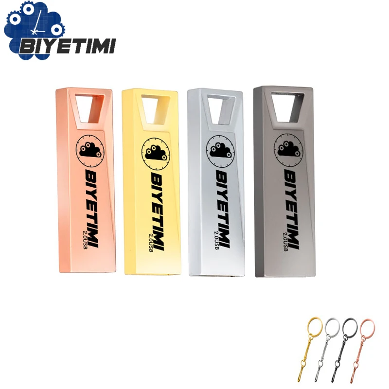 Металлический флеш накопитель lightning Biyetimi USB память флешка 4 ГБ 8 16 32 64 для ПК|flash drive
