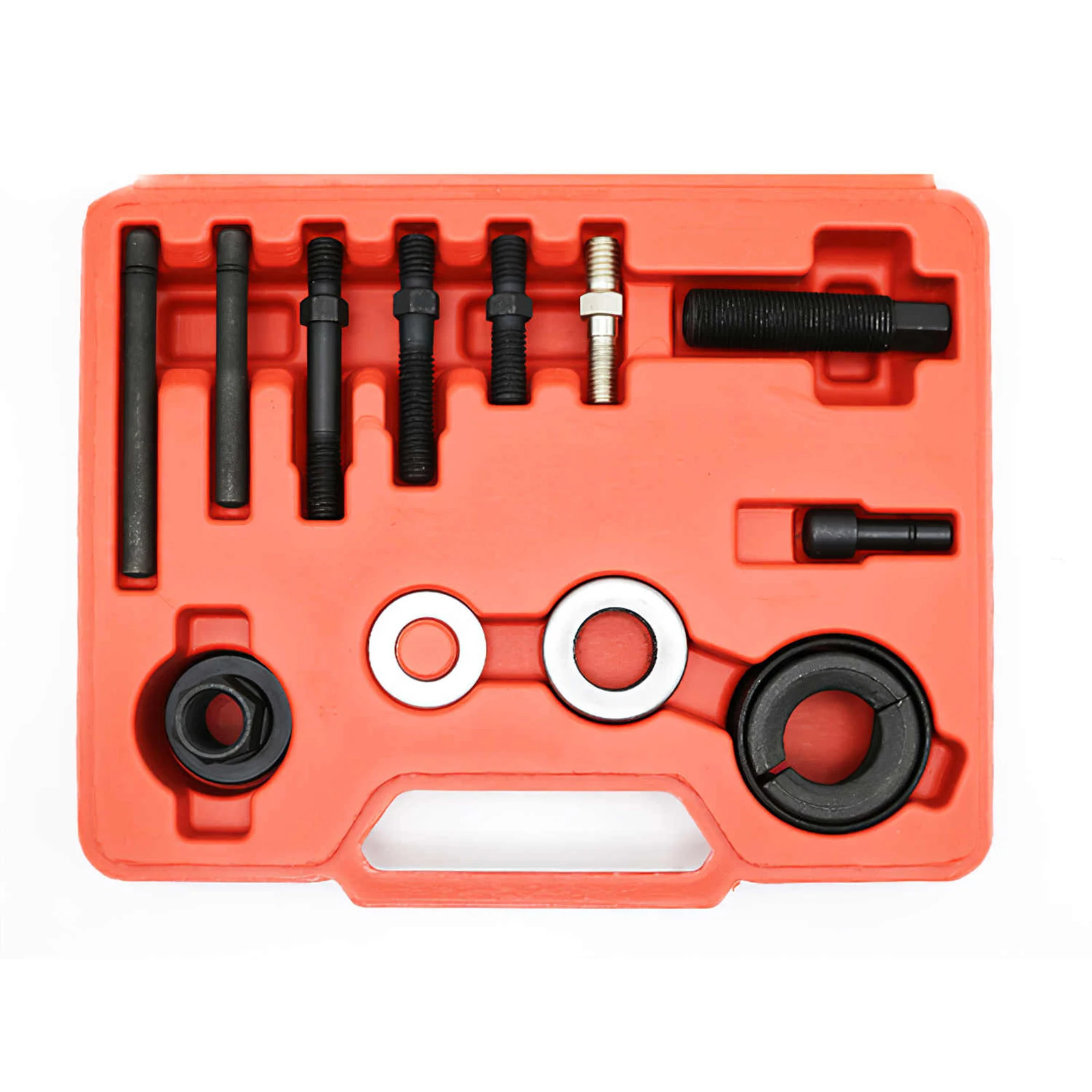 

12pcs Pulley Puller And Installer Kit Power Steering Wheel Pulley Alternator Removal Tool Kit Auto Repair For Buick For Ford