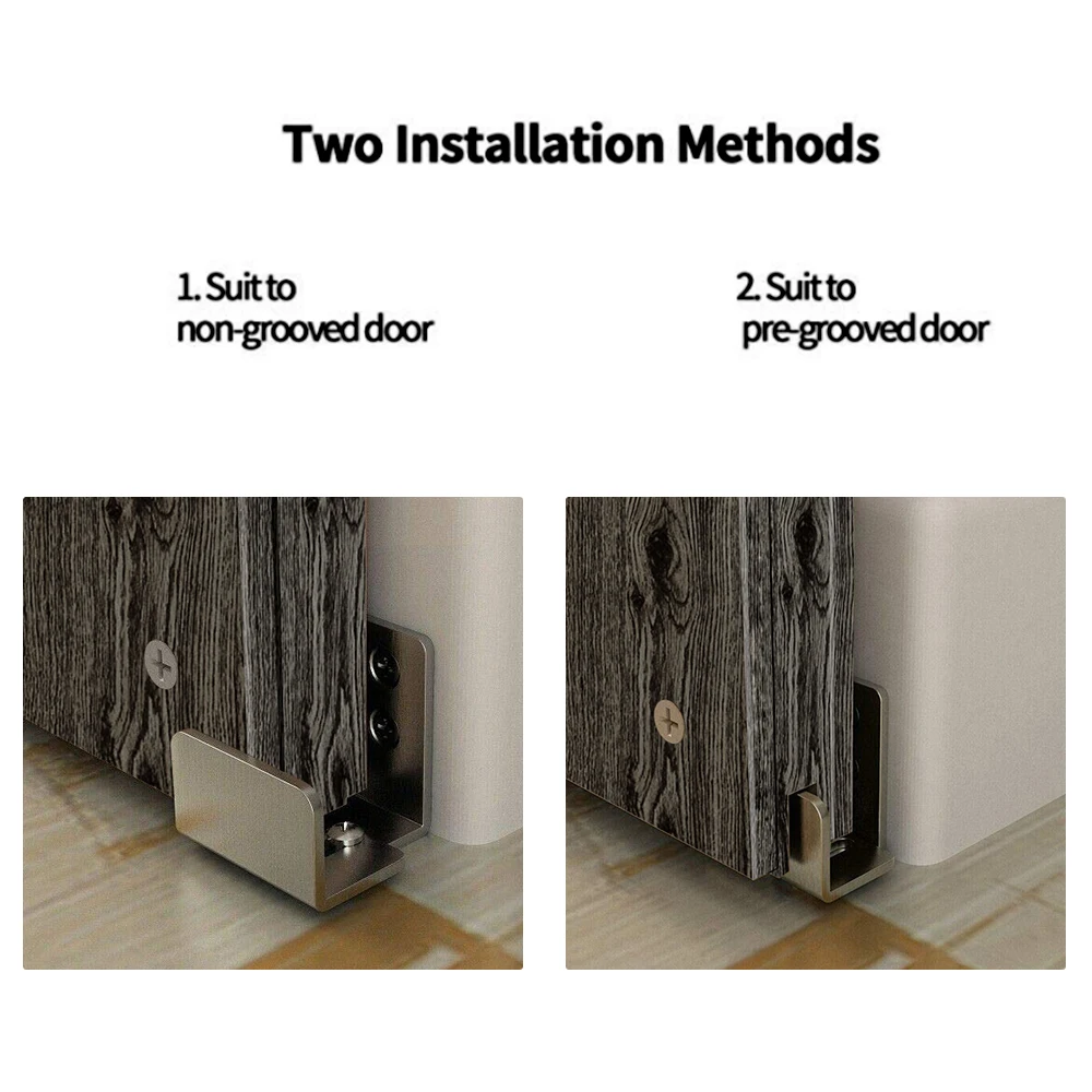 Направляющая для пола из нержавеющей стали настенная регулируемая дверь сарая