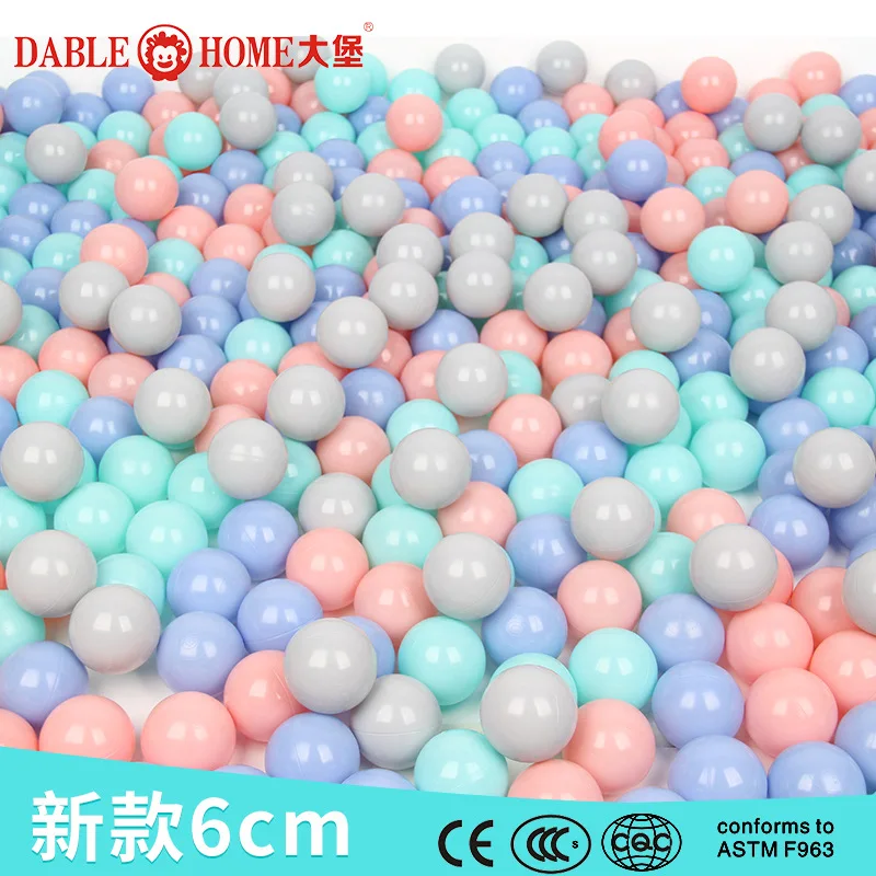 Экологичный красочный мягкий пластиковый шар для бассейна с морскими волнами