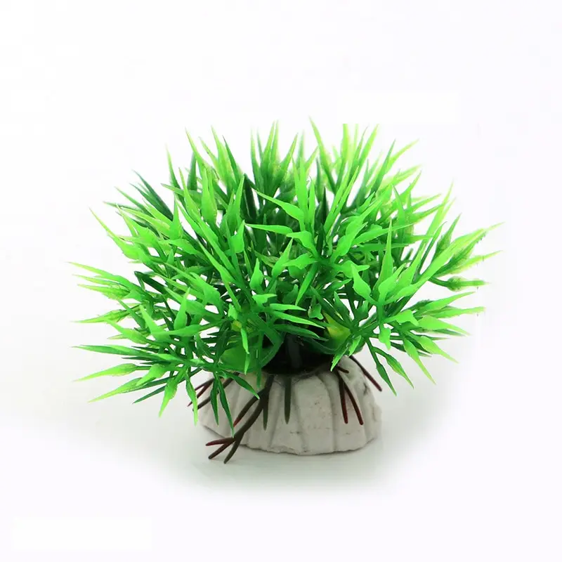 

1Pc Artificial Fish Tank Decoration Simulation Aquatic Plants Landscape Green Purple Water Weeds Grass Flower Viewing Decoration