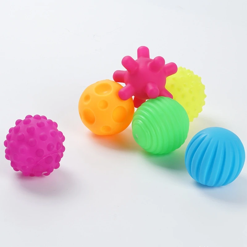 

Textured Multi-ball Suit,Tactile Sensory Ball, Bath Ball Toy, Baby Grip Ball, Sensory Ball, Suitable For Toddlers, Babies,
