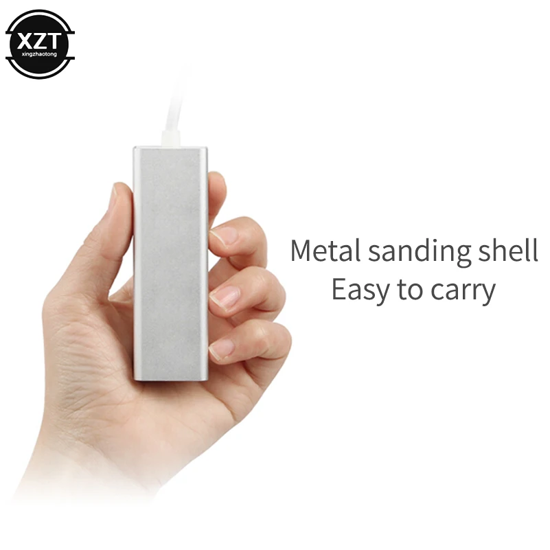 Сетевой адаптер usb type C Ethernet, usb type-C к RJ45 10/100 Мбит/с Lan Интернет-кабель для MacBook PC Windows XP 7 8 10 LUX