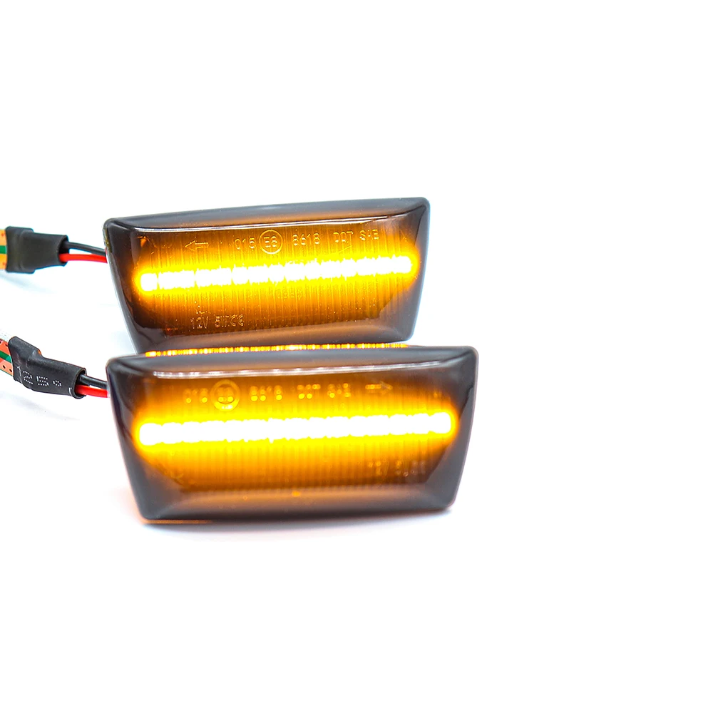 2 шт. светодиодный динамических последовательного мигалка поворотники