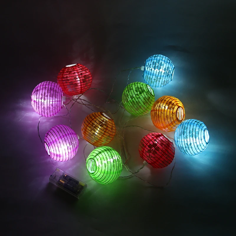 10 шт. мини фонарики из китайской ткани украшение на день рождения портативные