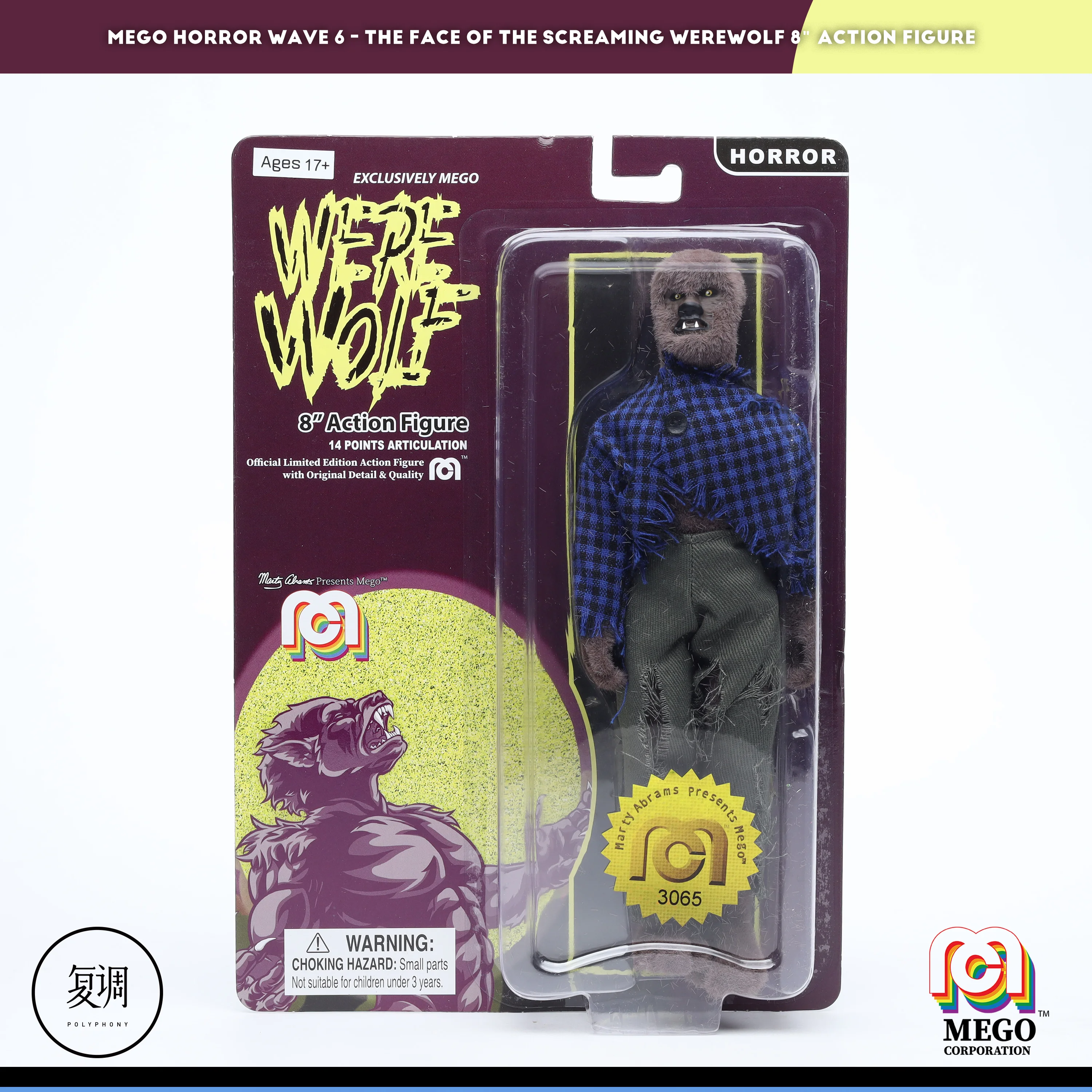Оригинальная фигурка Mego из фильма ужасов оборотенок ПВХ коллекционная игрушка 18