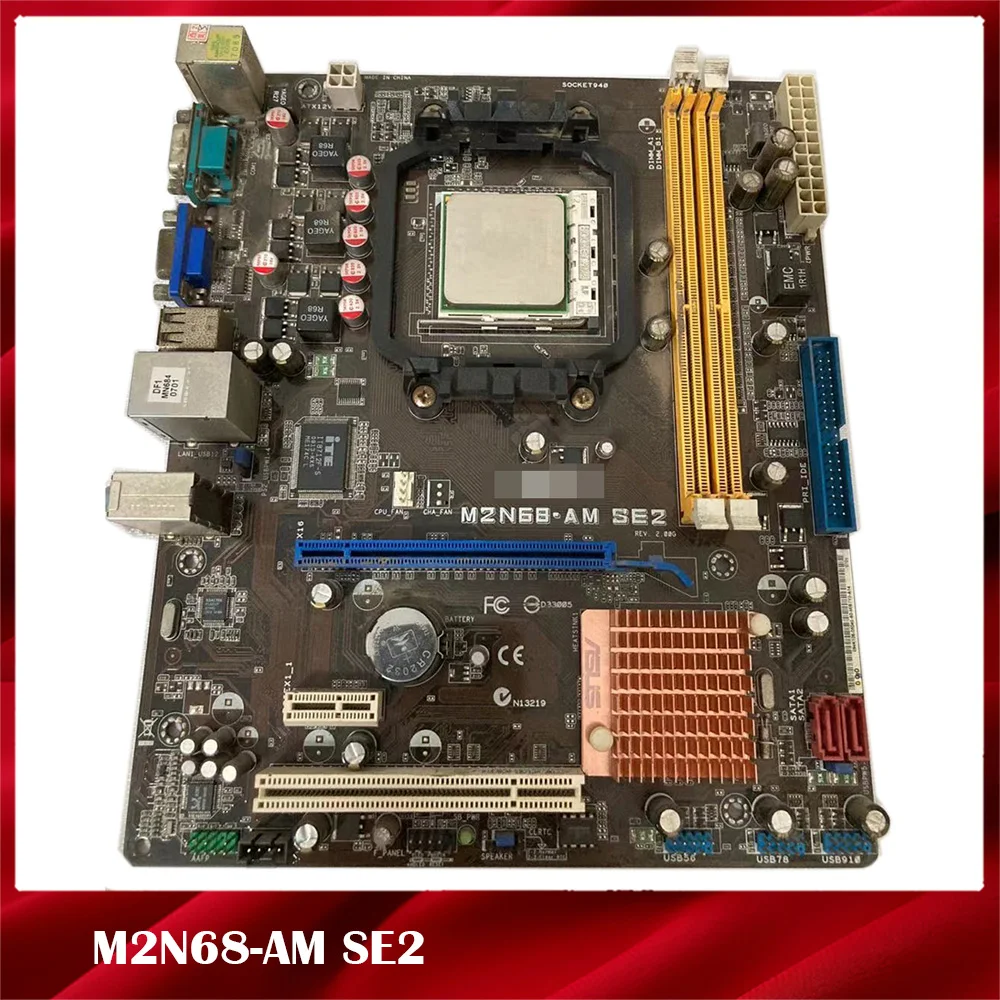 

Настольная материнская плата для ASUS M2N68-AM SE2 DDR2 AM2/940 AM3 780G, полностью протестировано, хорошее качество