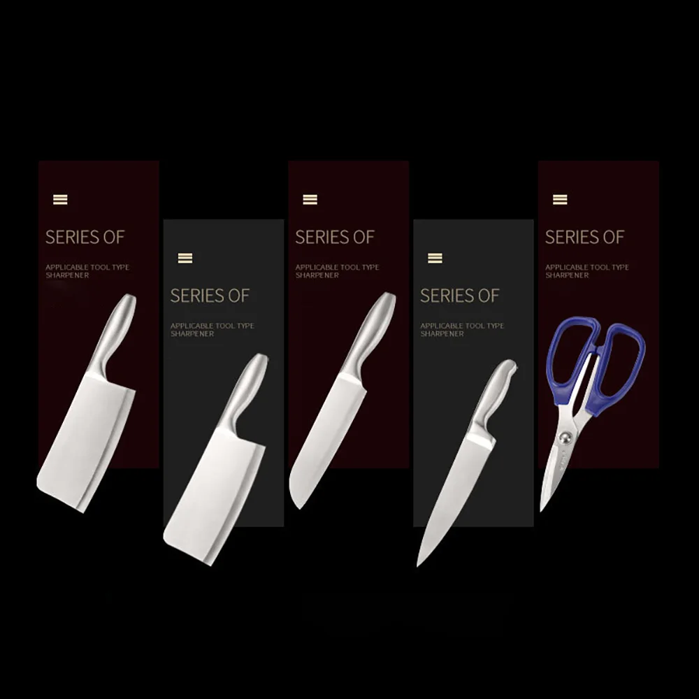 4 этапа точилка для ножей Кухонные ножи Точильщик Алмазный керамический камень