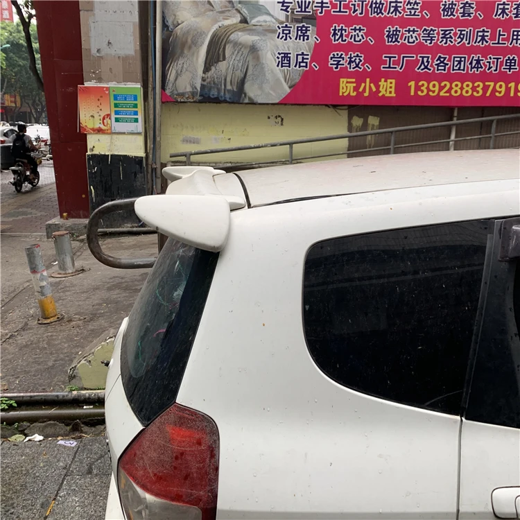 Спойлер для Honda Jazz Fit 2004-2007 YY высококачественный АБС-пластик цветной задний