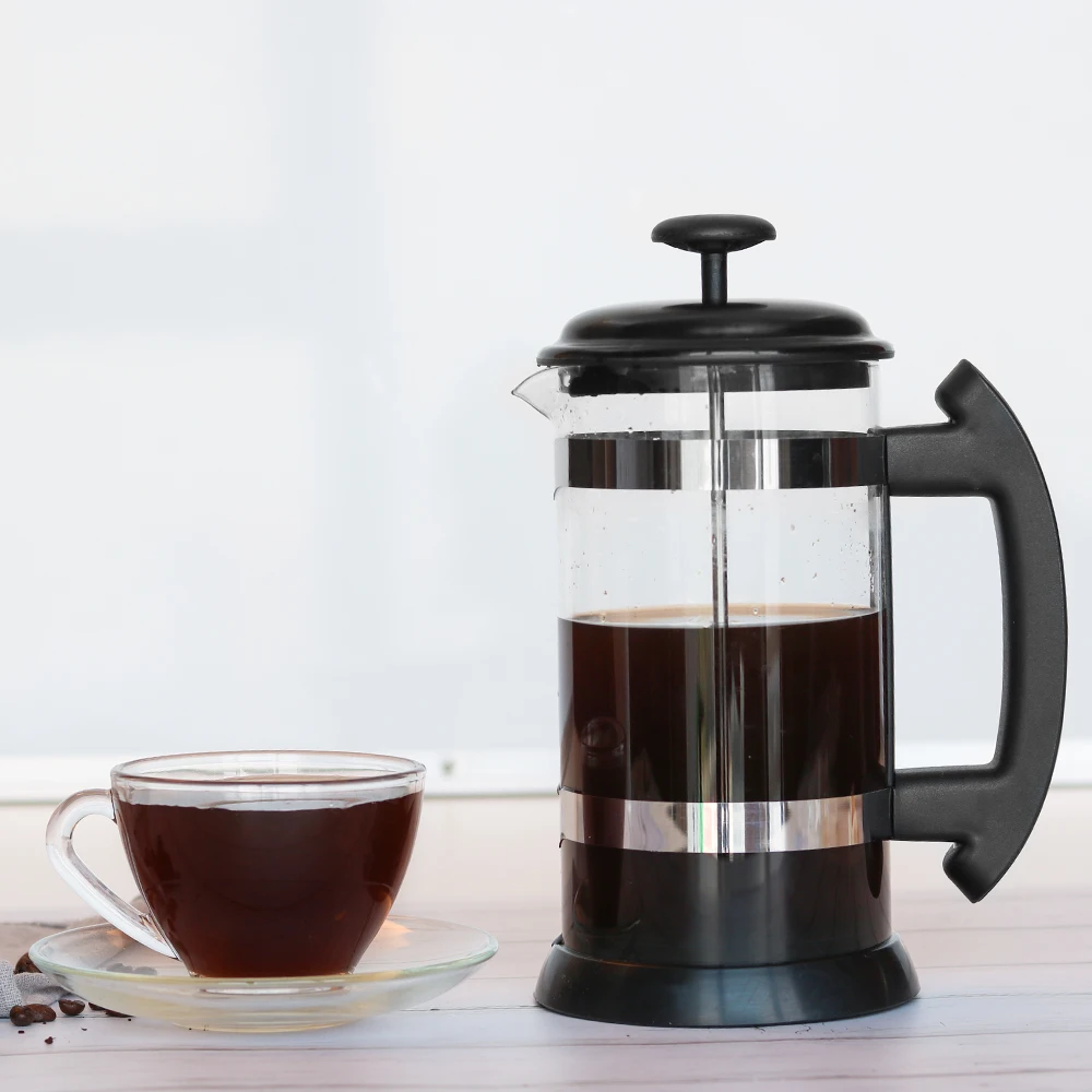 

1000ml Stainless Steel French Press Pot Cafetiere Coffee Cup Borosilicate Glass Coffee Filter Tea Maker Scented Herbal Tea