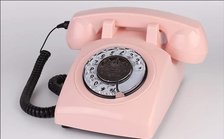Стационарные телефоны для дома антикварный офисный телефон с поворотным