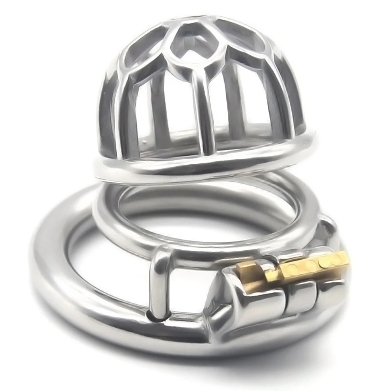 Клетка для пениса из нержавеющей стали мужское кольцо Пояс верности устройство