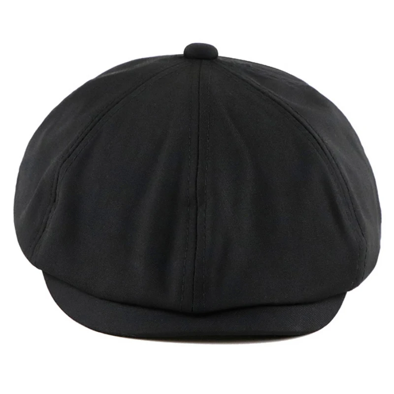Нежный Для мужчин в ретро стиле с закруглёнными краями и пуговицей сверху Кепки