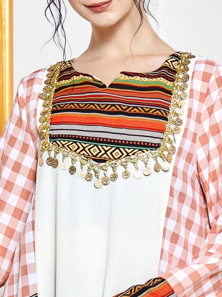 

Abaya Kaftan Dubai Turkey Muslim Hijab Dress American Islam Clothing Maxi African Dresses For Women Robe Musulman De Mode Femme