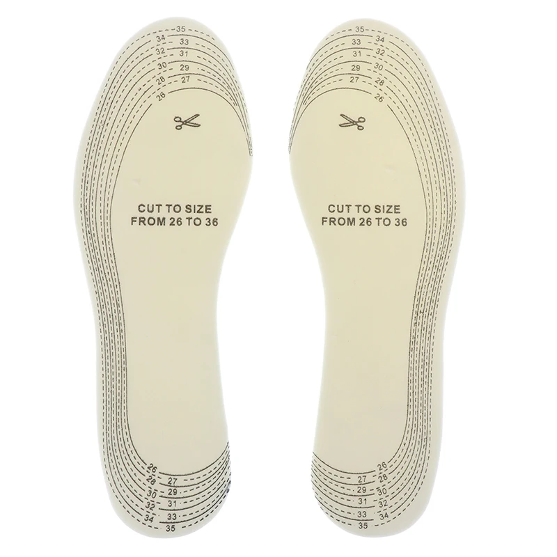 

1 Pair Unisex Winter Wool Warm Heated Insoles Thermal Thickened Warm Keeping Shoes Pad For Men Women