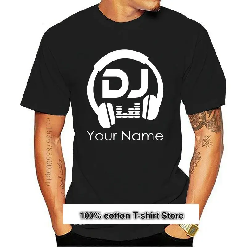 

Camiseta personalizada con auriculares para Dj, ropa de gimnasio para niños y niñas, novedad