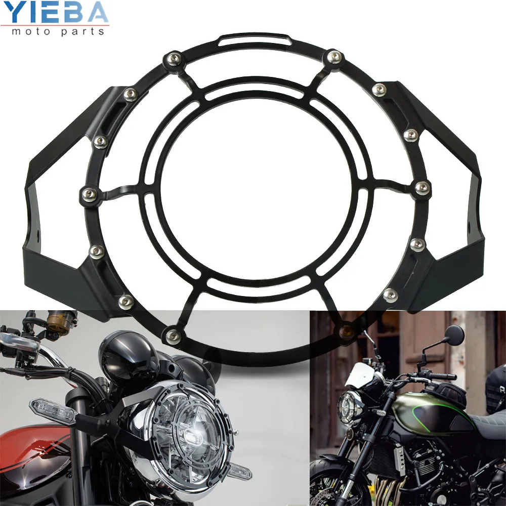 Мотоциклетные аксессуары защитная крышка для фары решетка мотоциклов Kawasaki Z900RS