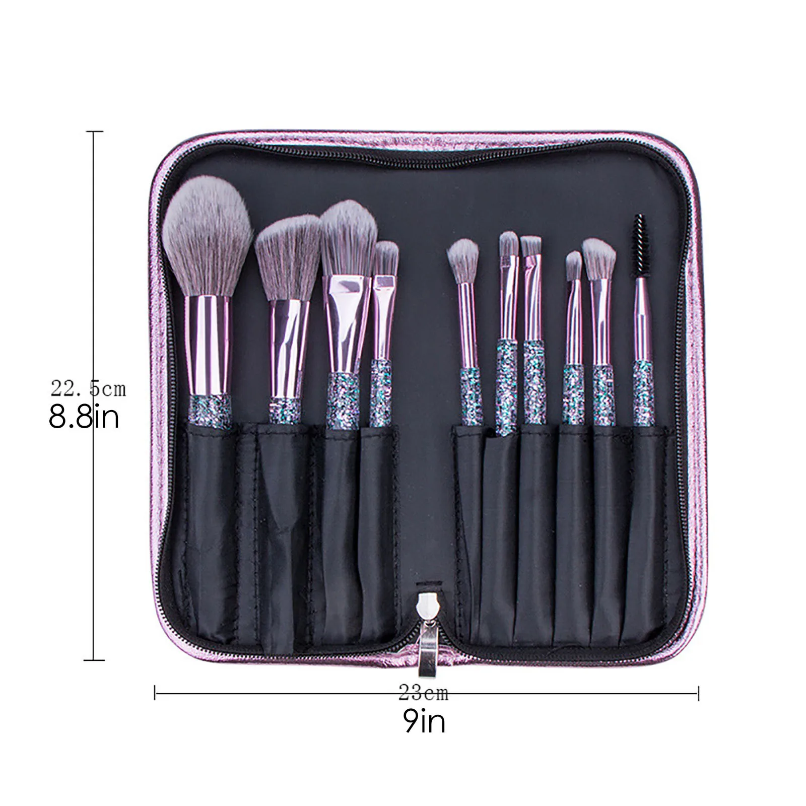 

10pcs Pro Makeup Brushes Set Powder Foundation Eyeshadow Eyeliner Lip Brush Tool Blending Beauty Make Up Brush Maquiagem