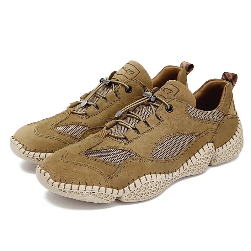 

Breathable Fashion Men Sneakers Nubuck Casual Leather Shoes Men Comfortable Men Loafers Leather Men Shoes Walking Zapatos