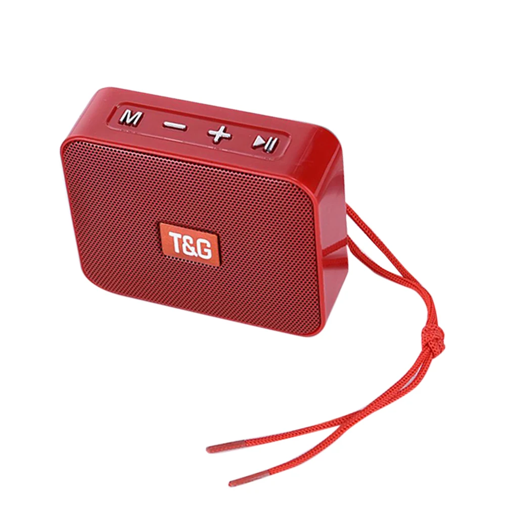 red TG166 музыкальный BRIC Bluetooth динамик сабвуфер открытый портативный мини-динамик может быть громкой связи - Цвет: red
