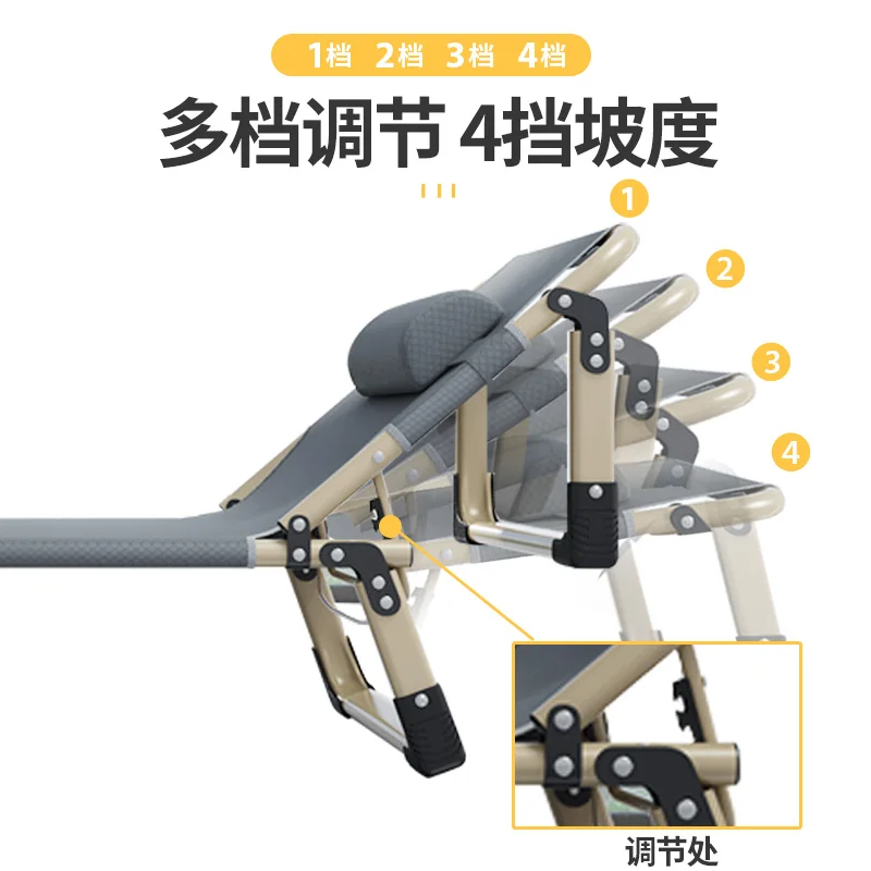 Складная кровать Suo Le для дома простая обеда сна офиса взрослых