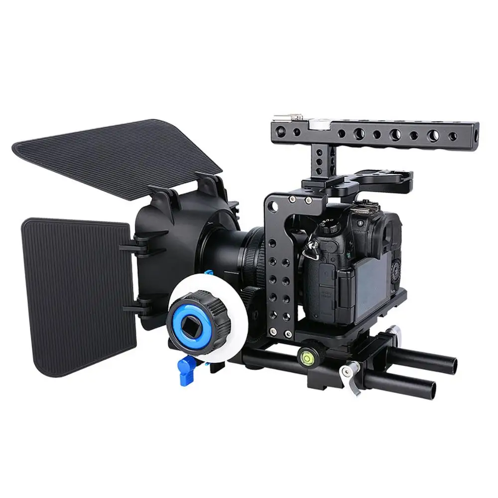 

Yelangu GH5 Camera Cage Professional Film Movie Making Video Stabilizer Rig for Panasonic Lumix DC-GH5 GH5S GH4 with Top Handle