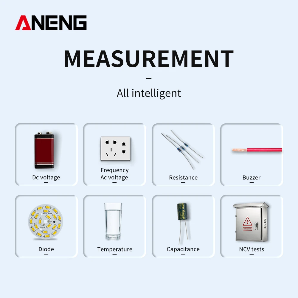 Цифровой мультиметр ANENG V04A Автомобильный Электрический тестер транзисторов|Мультиметры| |