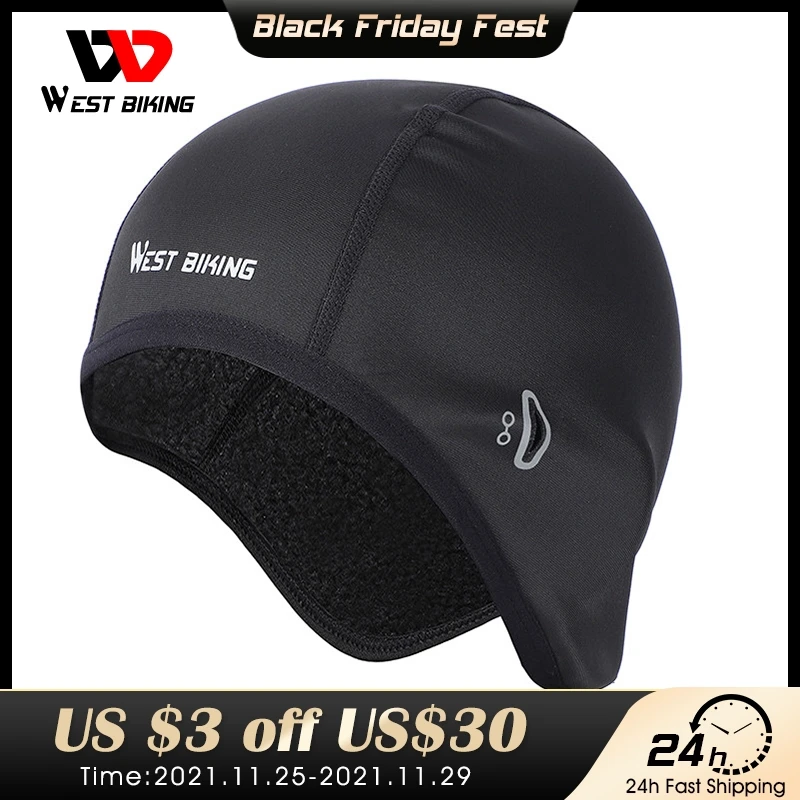 WEST BIKING велосипедная Кепка, зимняя теплая, флисовые шляпы, утепленная велосипедная Кепка, ветрозащитная, для бега, катания на лыжах, велосипедная Кепка | Спорт и развлечения | АлиЭкспресс