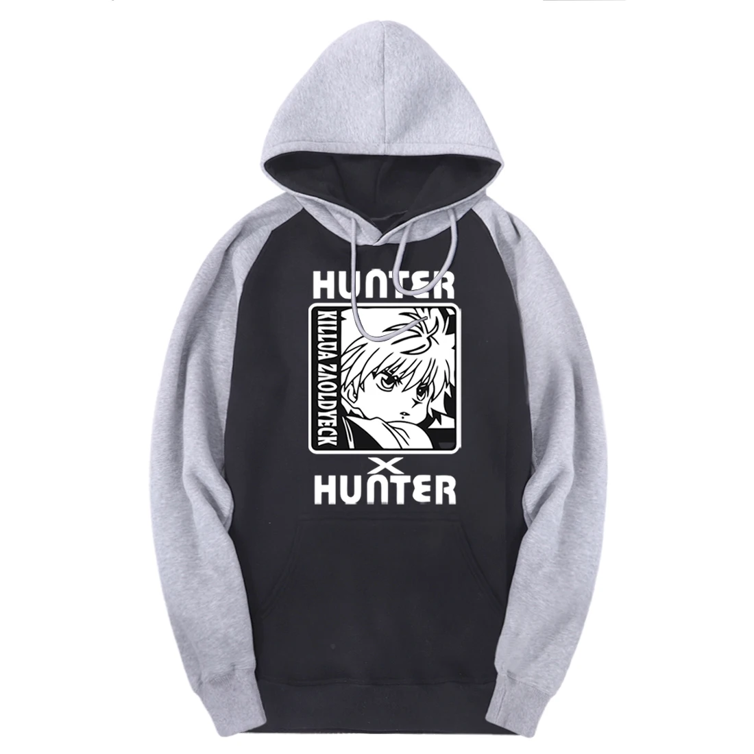 

Raglan HUNTERXHUNTER Hooded Sweatshirts Men Printing Tracksuits Autumn Winter Streetwear Hoodies Male Hip Hop Outdoor Clothing