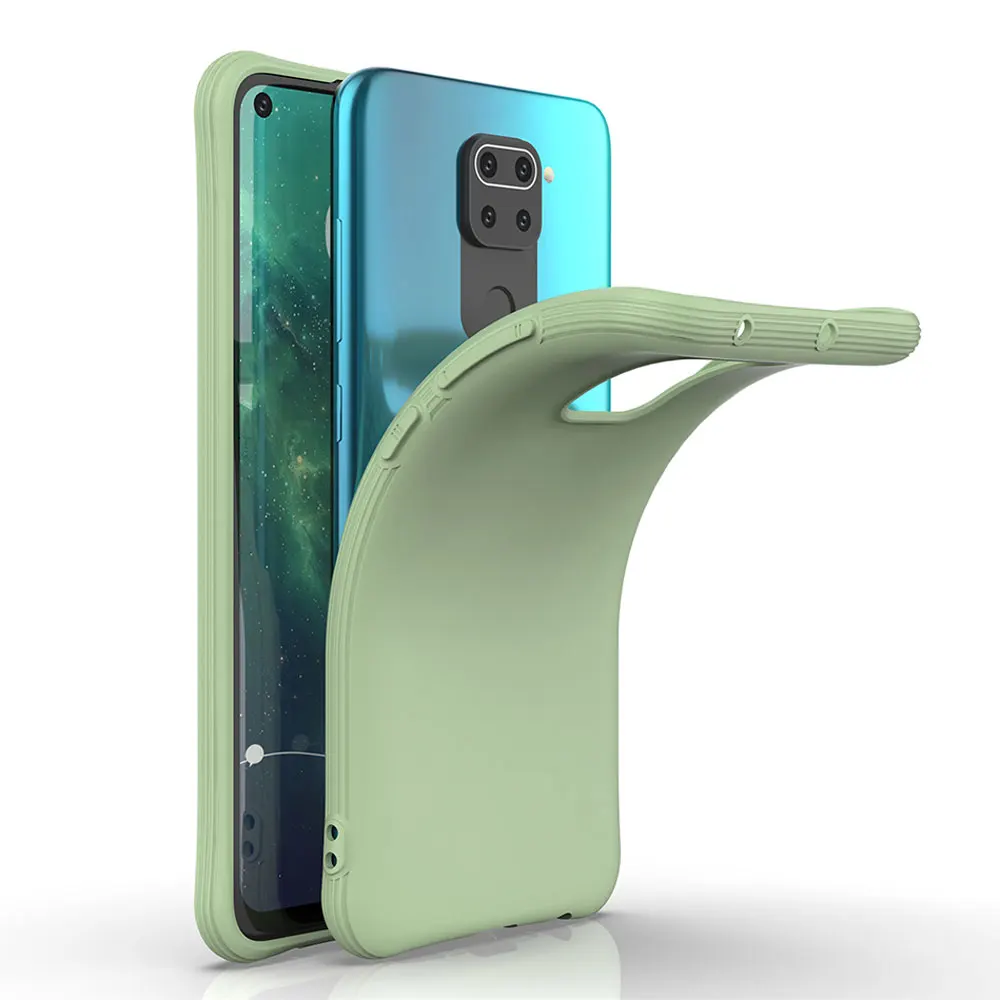 Чехол для Redmi Note 9s 9 Pro задняя крышка чехлы 6.39 дюймов Тонкий конфеты цвета