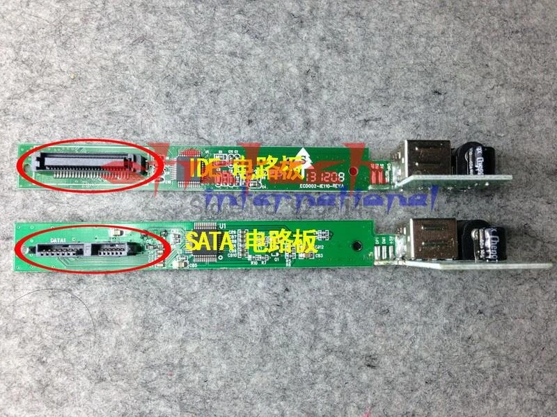 Dhl ИЛИ ems 50 шт. портативный USB 2 0 DVD CD DVD-Rom SATA Внешний чехол для ноутбука черный