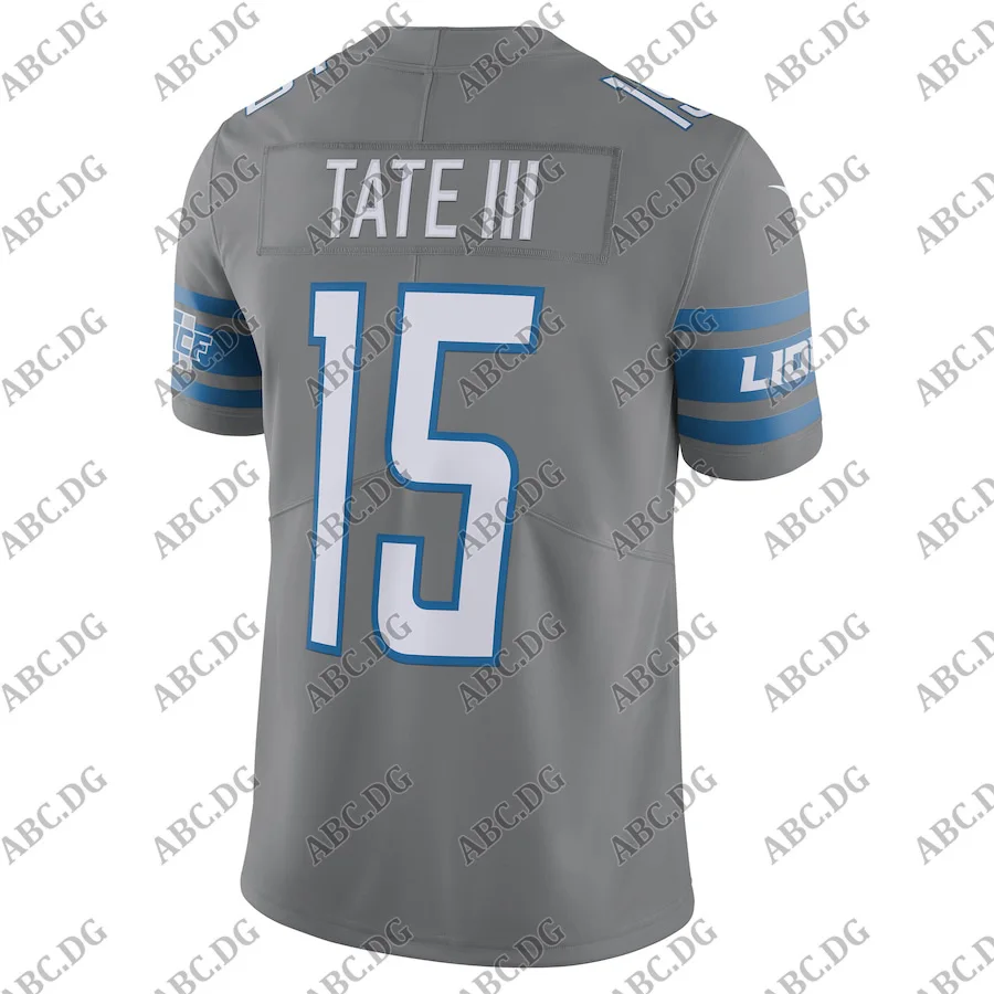 

Men Women Kid Youth Detroit Golden Tate Steel Vapor Untouchable Color Rush Limited Player Jersey