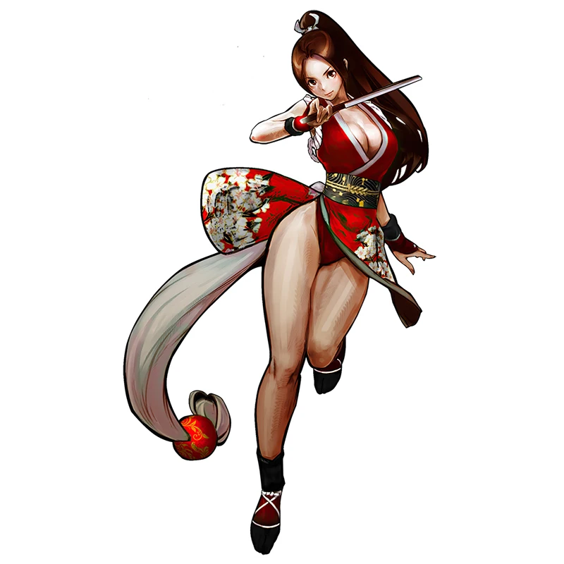 Three Ratels CDM376 Mai_shiranui аниме девушка персонализированные креативные наклейки и для