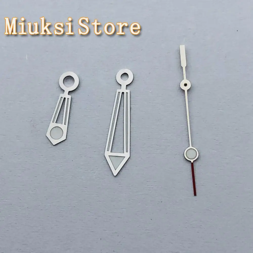 Черный циферблат с серебристыми стрелками подходящий для NH35 NH36 ETA 2824 2836 Miyota 8205 8215