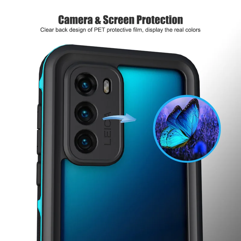 underwater case for huawei p20 p30 p40pro covers shockproof diving waterproof case for huawei p40 pro water proof phone cases free global shipping