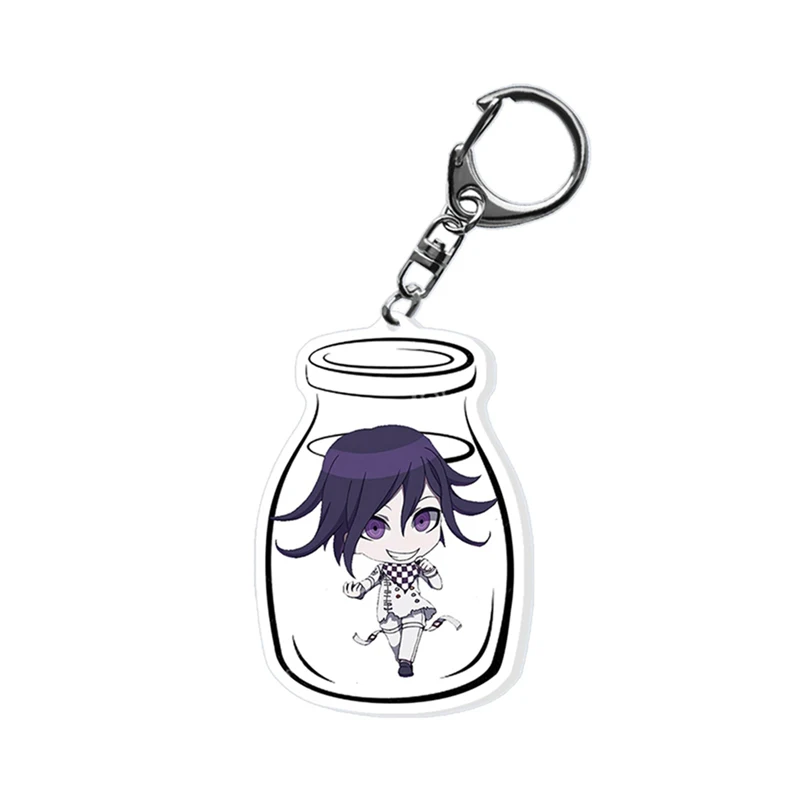 Лидер продаж брелок для ключей Danganronpa V3 Q версия Kaede Akamatsu IU Iruma Kokichi Oma акриловые