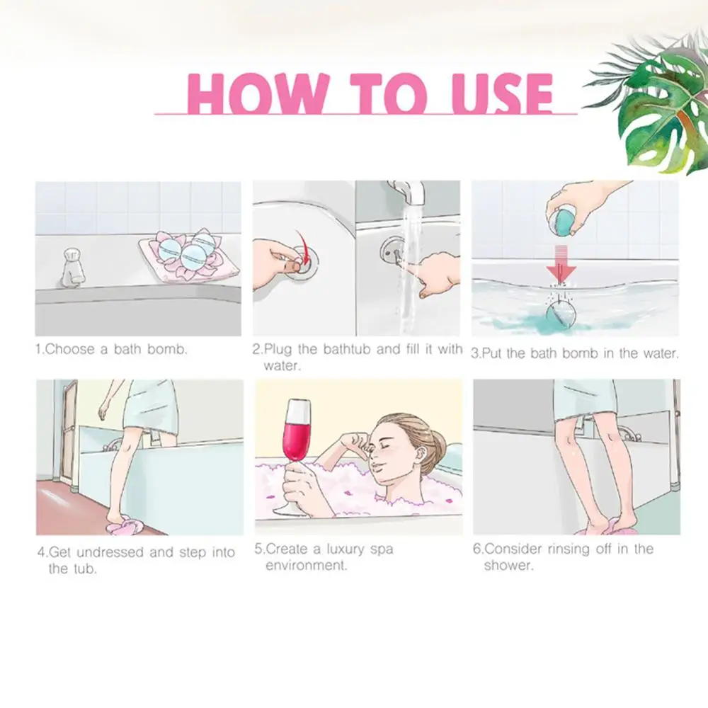 8 шт. эфирных соляных шариков для глубокой ванны отшелушивающие натуральные