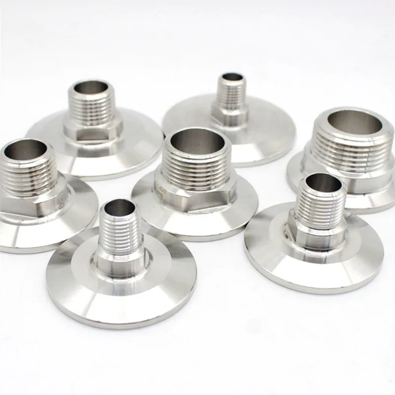 

BSPT 1/2“ 3/4“ 1” 11/4” 11/2” 2“ Stainless Steel 304 316 Sanitary Hexagon Male Threaded Ferrule Pipe Fitting fit for Tri Clamp