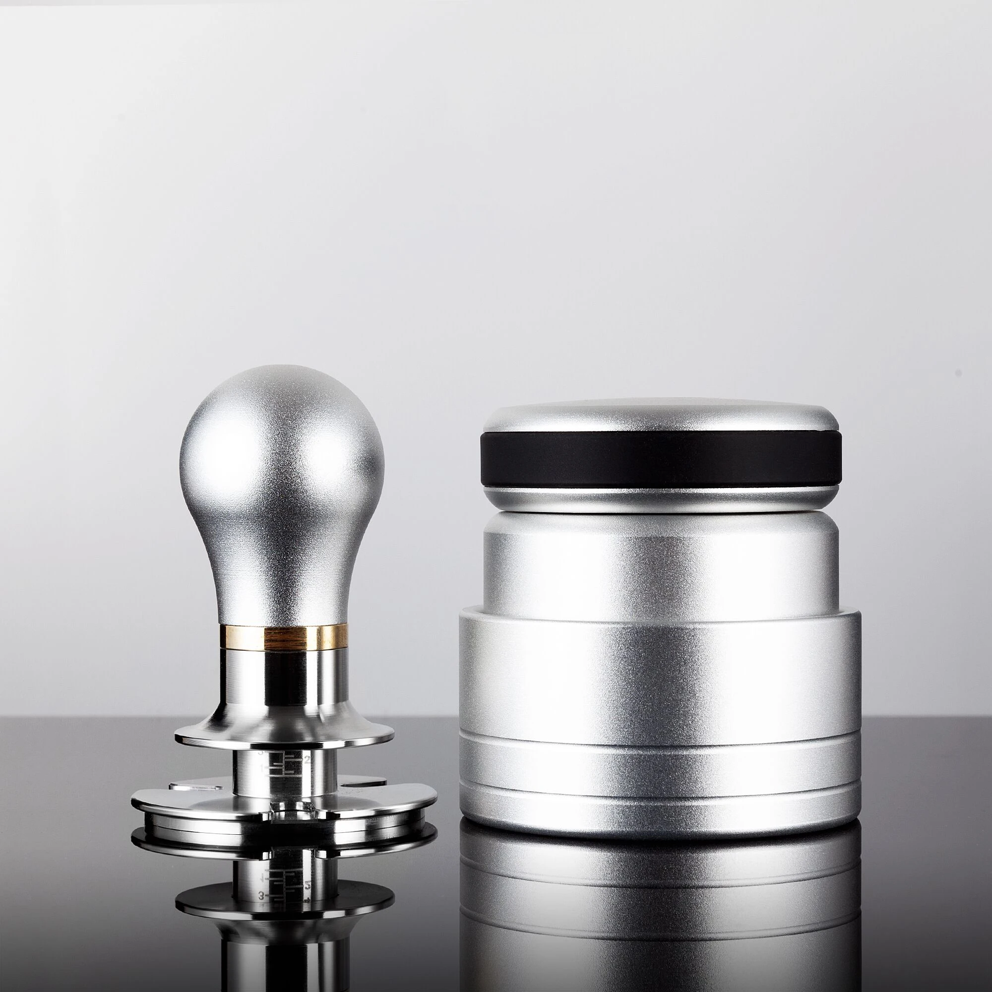 Juego de compactador de caf&eacute; con aguja de 58mm, herramienta niveladora, distribuidor de caf&eacute; en polvo, novedad de 2020-3