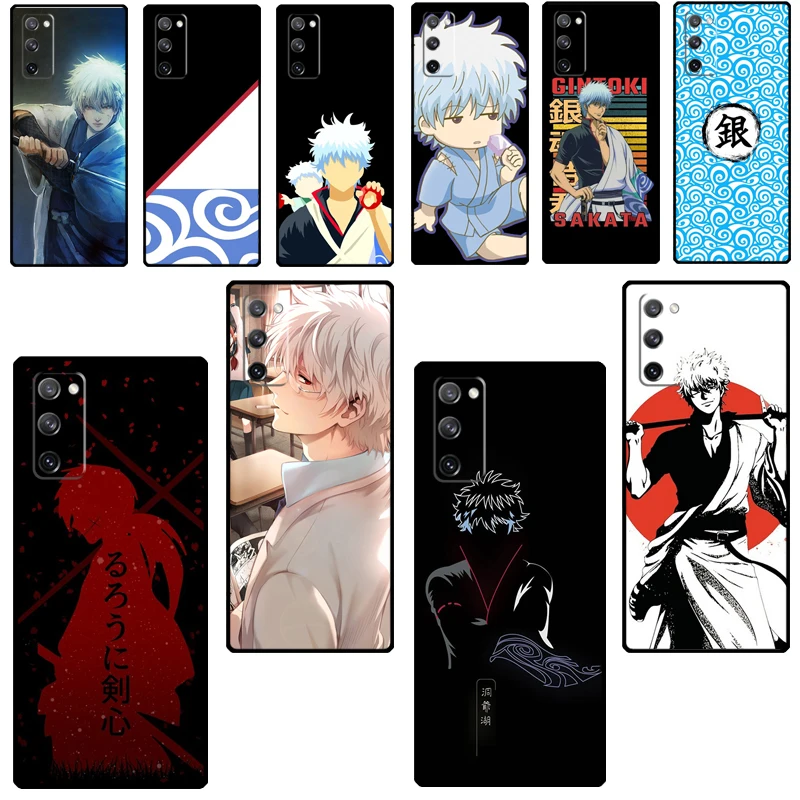 Gintoki Sakata Gintama Anime Phone Case For Samsung Galaxy S21 S20 Ultra Note 20 10 S8 S9 S10 Plus FE Coque |