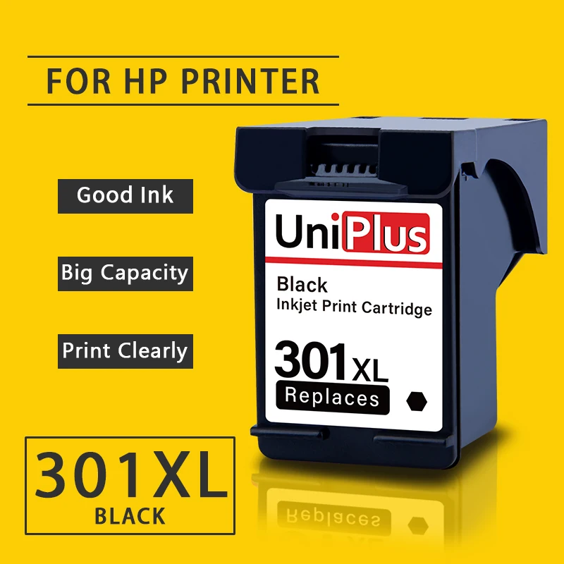 UniPlus 301XL Замена для HP 301 XL hp чернильный картридж черные чернила принтера 1000 1010 1011 1012