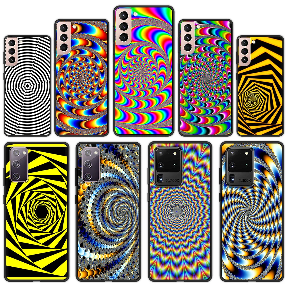 

Art Hypnotic Fundas Phone Case For Samsung Galaxy S20 FE Note 20 10 Ultra S21 S10 S9 S10E S8 Plus Luxury Cover Shell Coque TPU